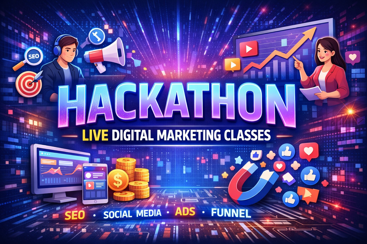 Hackathon – Live Digital Marketing Classes